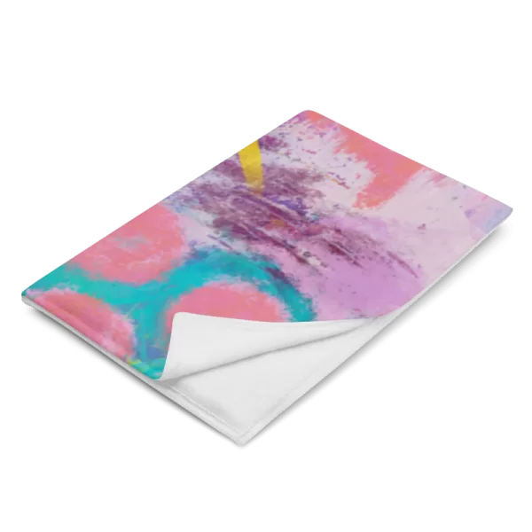 Throw Blanket - Bubblegum Abstract - Image 11