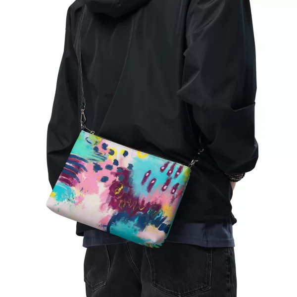 Crossbody bag - Bubblegum Abstract - Image 11