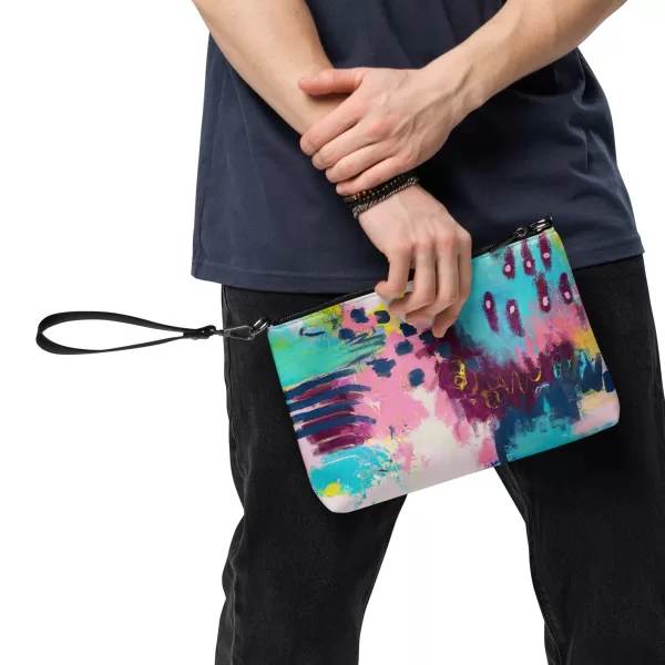 Crossbody bag - Bubblegum Abstract - Image 7