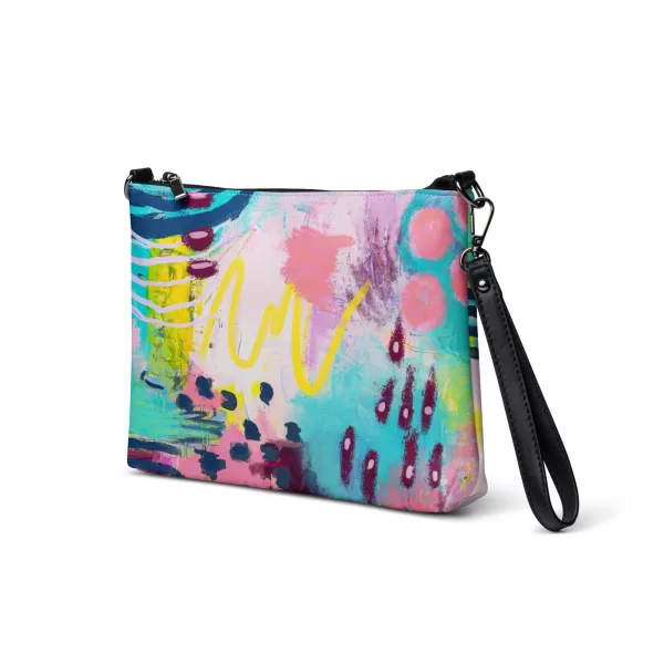 Crossbody bag - Bubblegum Abstract - Image 5