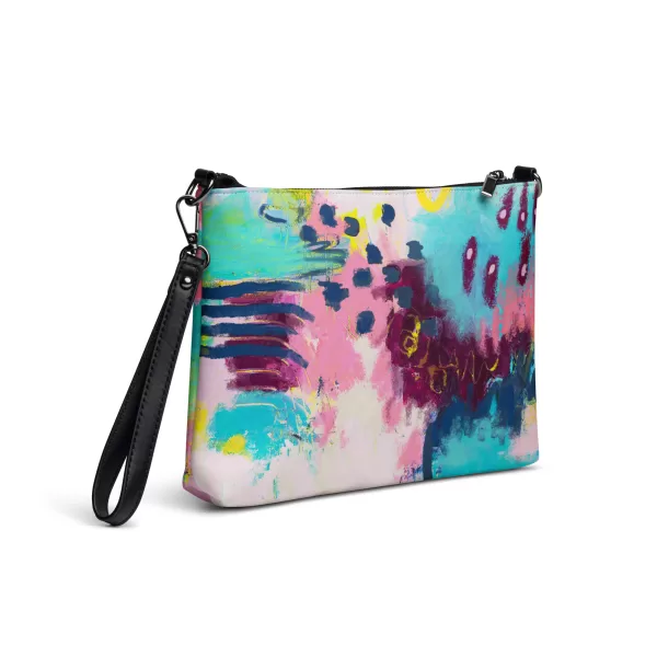 Crossbody bag - Bubblegum Abstract - Image 9