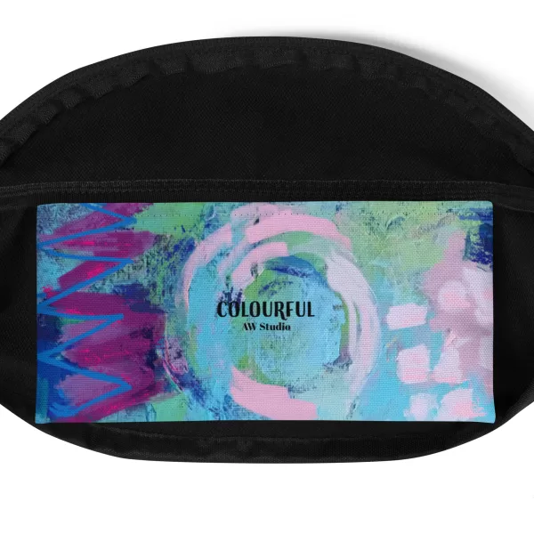 Underwater abstract painting - Fanny Pack - Image 5