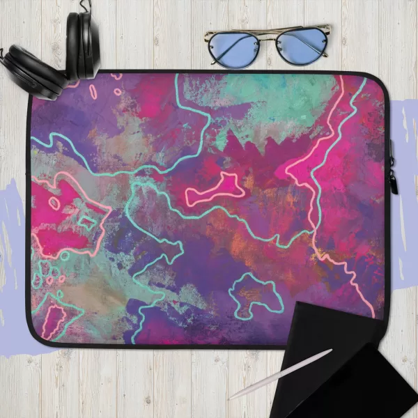 Purple Painting Laptop Sleeve