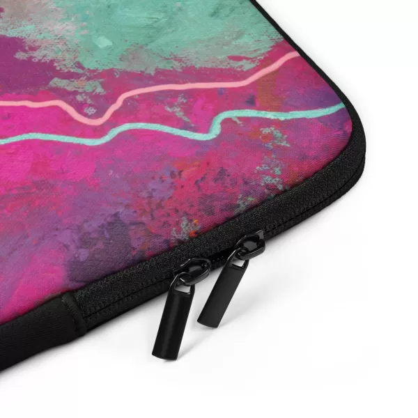 Purple Painting Laptop Sleeve - Image 2